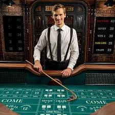 Sic Bo betting table layout with all available bet zones on megasloto login