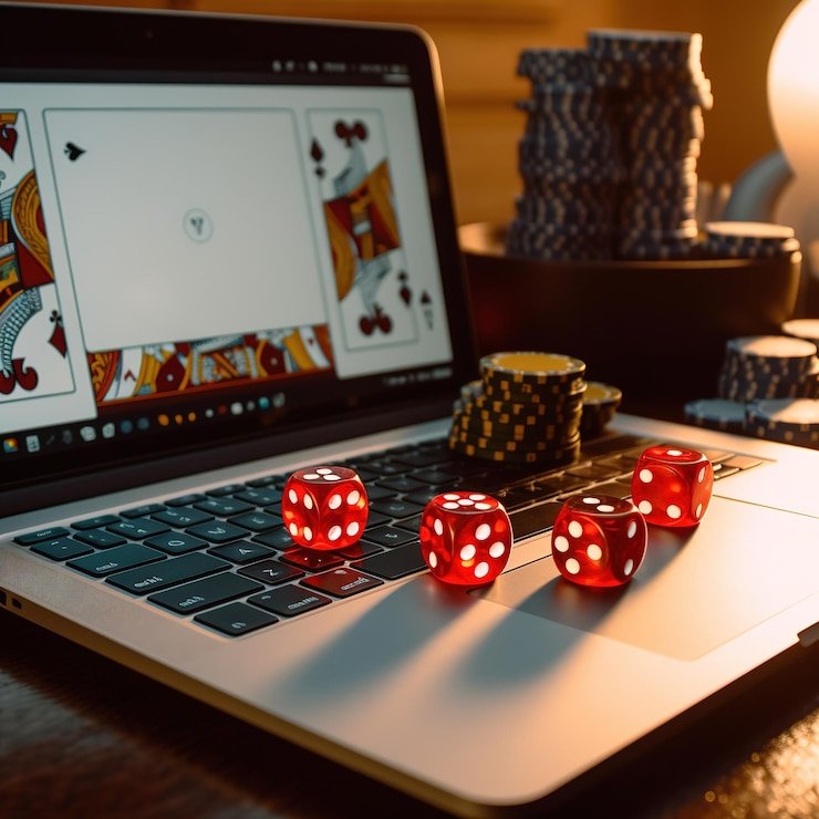 Dashboard showing live football matches and casino games